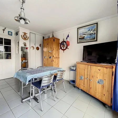 Studio Cabine Proche Mer, Balcon, Parking, Accepte Animaux - Plage - Fr-1-236-54 Apartmán Stella-Plage